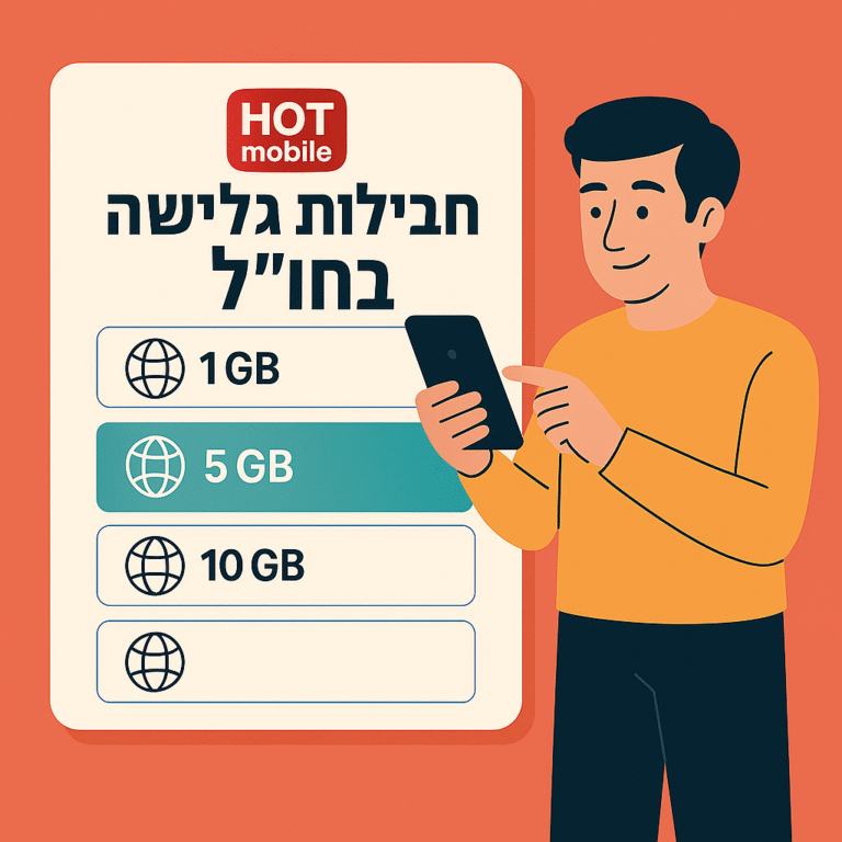 חבילות גלישה בחול